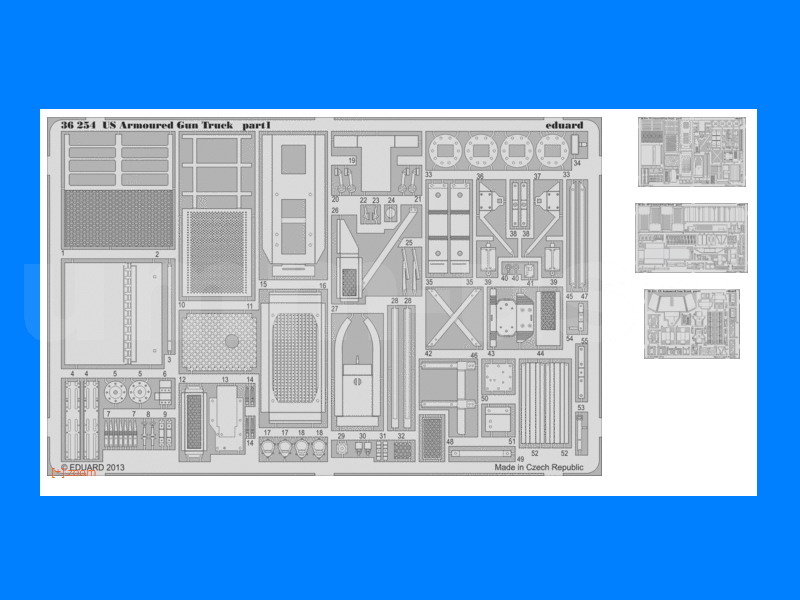 ED36254 US Armoured Gun Truck 1/35